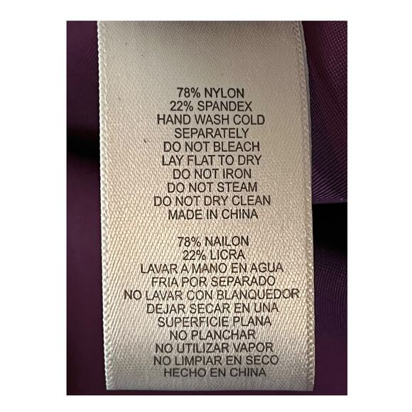 Alex Evenings dress purple short ruched sheath faux wrap size 2 - Picture 6 of 6